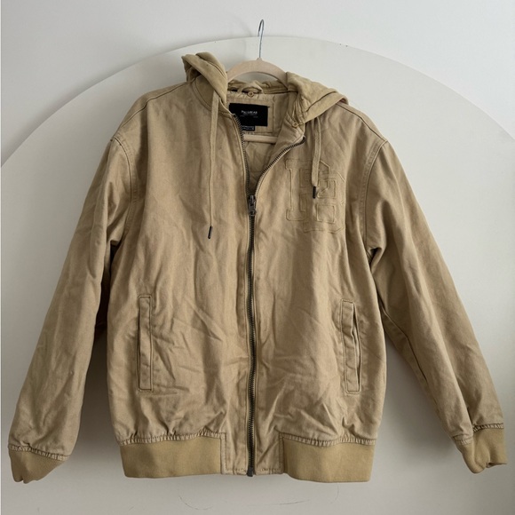 Pull&Bear Other - Pull&Bear Khaki Hooded Jacket
